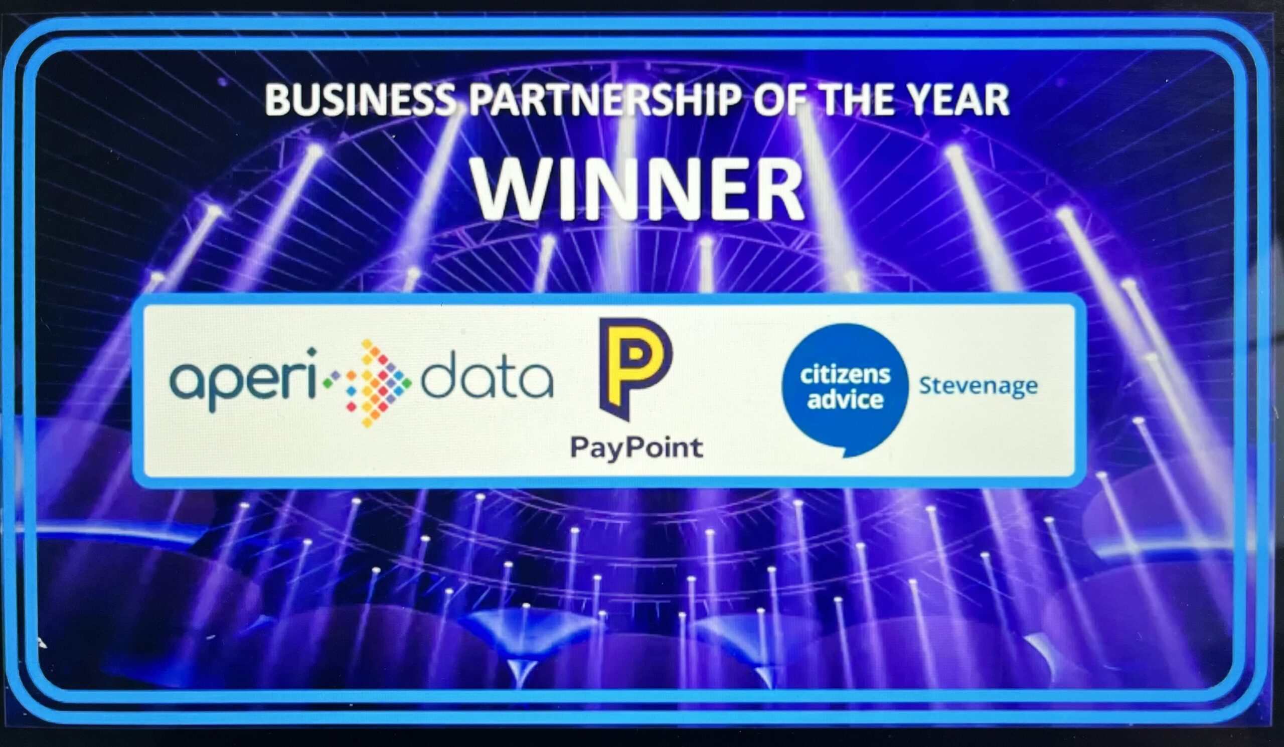 You are currently viewing AperiData wins Business Partnership of the Year at The Credit & Collections Industry Awards